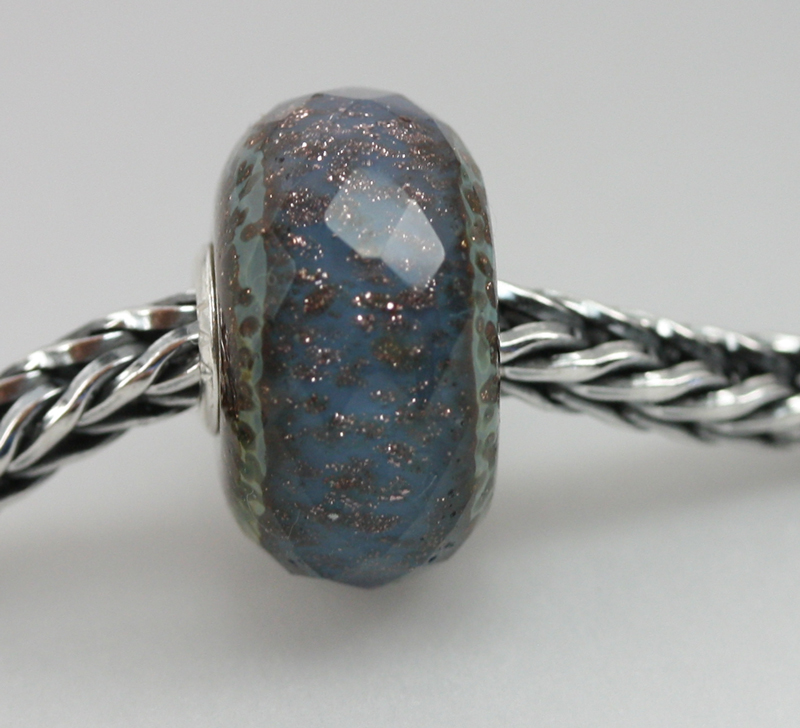 Troll Agate 35 TROLLBEADS  DAY 2022 Original Abbildung TGLBE-30086 "mit Einkaufwagen Chip am Schlüsselanhänger"